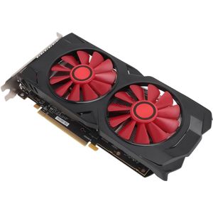 Grafische Kaart RX580 8GB GDDR5 256bit met Dubbele Koelventilator en PCI Express 2.0 16X Slot voor Gaming Desktop-pc