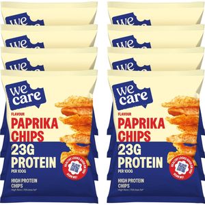 WeCare - High Protein - Chips - Paprika - 8 x 25 gr