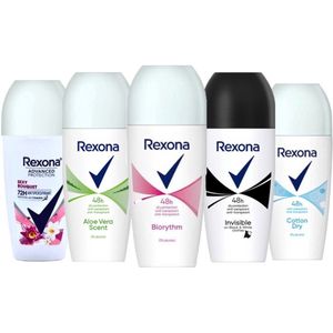 Rexona Deo Roller - MIX - Sexy Bouquet / Aloe Vera / Biorytm / Cotton / Black & White