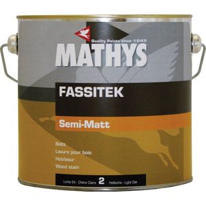 Mathys Fassitek Semi-Matt - 2.5L - 18 - Mahonie