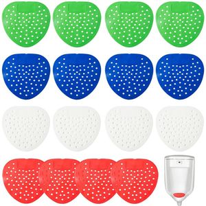 16 Stukken Urinal Strainer met Geur - Universele Urinal Sieve - Odor Remover - Pissoir Insert - Splash Guard - Verwijdert Vreemde Geuren