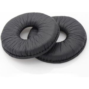 Allecto plus - Zwart Soft Oorkussen Vervanging voor DJ1200 DJ1210 Koptelefoon met Comfortabele Pasvorm