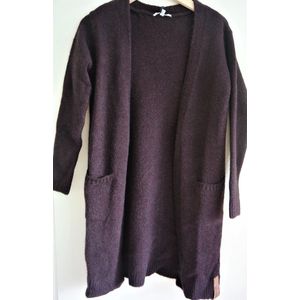 Cardigan Vest Moscow - Dark Burgundy Melange - Maat 152