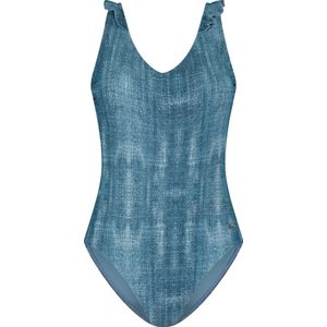 Denim ruffle badpak
