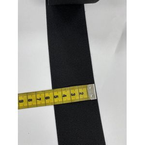 Elastiek band 5 cm breed - zwart bandelastiek - blister 3 m