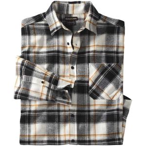 ATLAS FOR MEN - Geruit flanellen overhemd Winter comfort - Heren - Verkrijgbaar in grote maten - 5XL