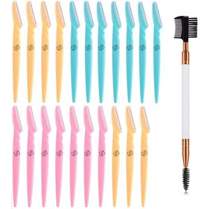 Equivera Dermaplaning Gezicht - Wenkbrauw Scheermesje - Dermaplaning Mesjes - Gezicht Mesjes Vrouwen - Scheermesjes Gezicht - Dermaplaning Facial - Scheermes Gezicht - Eyebrow Razor