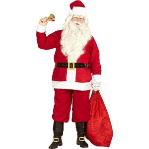 Kerstman, jas, broek, riem, hoed, Sinterklaas, Kerstmis, themafeest, carnaval, maat XL\XXL.