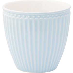 GreenGate beker (latte cup) Alice lichtblauw 300 ml - Ø 10 cm