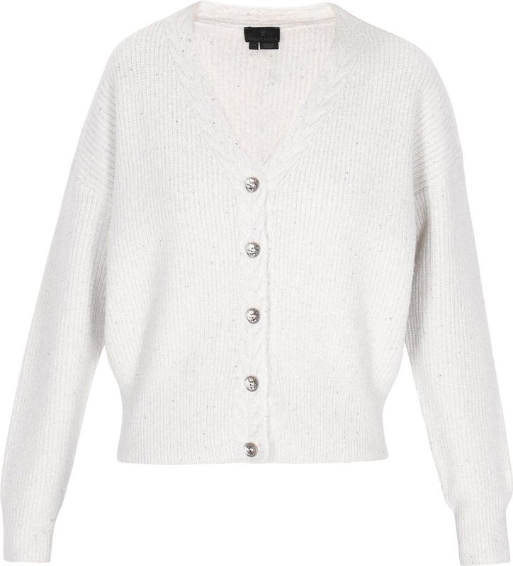 DreiMaster Klassik Gebreid vest  offwhite