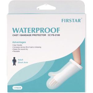 Firstar Waterproof Gips/Verbandbeschermer - Volwassene Arm Kort - FS2100