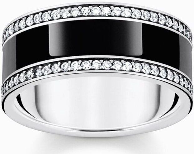 Thomas Sabo - TR2446-691-11 - Ring - Zwart - 925er Zilver