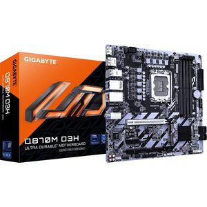 GIGABYTE Q870M D3H moederbord Intel Q870 LGA 1851 (Socket V1) micro ATX