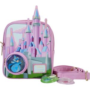 Loungefly: Disney - Sleeping Beauty - Sained Glass Castle Crossbody Bag