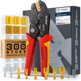 Baurix - Kairon - Krimptangset - Zwart - Kunststof - 300-delige Kit