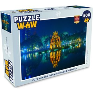 Puzzel Hanoi - Avond - Meer - Legpuzzel - Puzzel 500 stukjes