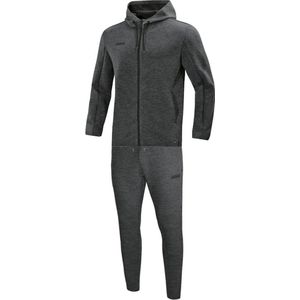 Jako - Tracksuit Hooded Premium Woman - Joggingpak met kap Premium Basics - 34 - Grijs