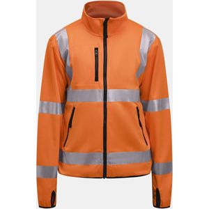 Jobman 5101 Hi-Vis Light Softshell Jacket 65510155 - Oranje - XXL