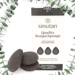 Natuurlijke Gezichtsspons voor Afschilfering en Reiniging | Ecologische Konjac Spons voor Diepe Poriën | Cadeautip