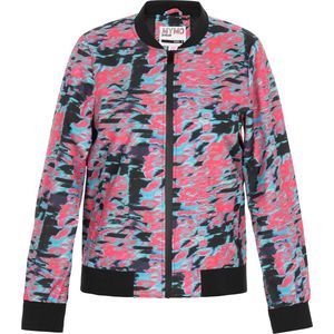 myMo ATHLSR Tussenjas  azuur / pink / zwart