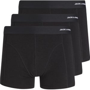 Jack & Jones Boxershorts Heren Trunks Zwart JACBASIC Bamboe 3-Pack - Maat XL