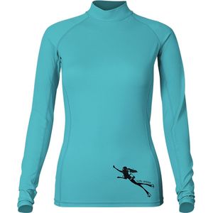 Procean UV-werend Longsleeve shirt | Dames | Lady Diver | zeegroen | maat XXL