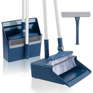 Veegschep en bezem set - voor binnen en buiten gebruik
