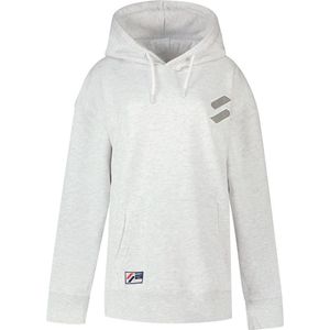 Superdry grijze super oversized sweater hoodie - valt ruim - Maat M/L