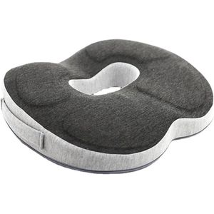 ByShane - Donutkussen voor stuitbeen - Pijnverlichting - Memory foam - Zitkussen voor thuis en kantoor