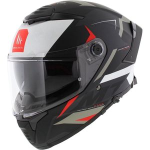 MT Thunder 4 SV Integraal helm Exeo mat zwart rood XL - Motorhelm Scooterhelm