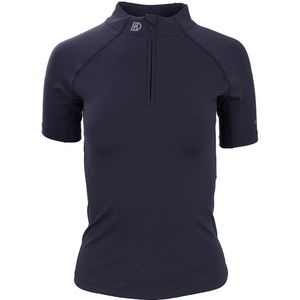 Britt Equestrian Trainingsshirt Britt Equestrian Short Sleeve Aw25 Donkerblauw - XXS