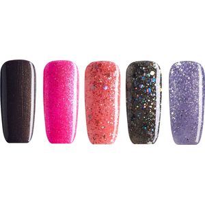 AVN - Gellak – 7 x 10ml - Gel nagellak - Nagels - Gellak starterspakket - MIX8