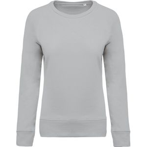 Kariban Damessweater BIO ronde hals raglanmouwen K481 - Snow Grey - XS