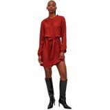 Vila - Suvita Lace - Korte Jurk - Oranje - Lange Mouwen