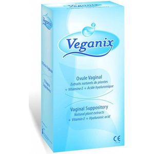 Veganix - vaginale zetpillen tegen droogheid (10 stuks)