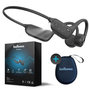 balboaz Bone Conduction Headphone met Case | Sport Koptelefoon | bluetooth en mp3 | Met Licht | IP68