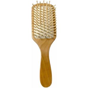 Haarborstel - Hout - Natuurlijke Borstel - 22.5 x 6.5cm (851)
