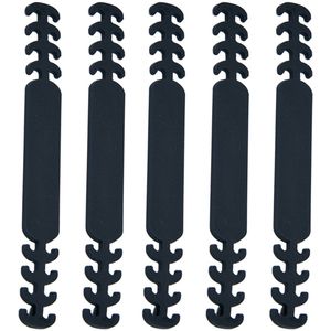 Oor Beschermer - Mondmasker Verlenger - Mondkapje Houder - Earsavers voor mondkapjes - Mondmasker Beugel - earsaver - Zwart - 5 stuks