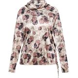 Usha - Blouse - Lichtgrijs - Bloemenprint