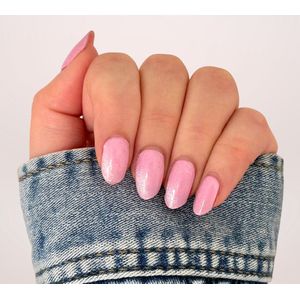 BIMA Nails - Gellak Nagel Stickers - Gel Nagel Wraps - Glitter Magneet - Pink Cat Eye