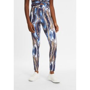 Fila Damen Leggings Clamart Aop High Waist Leggings Blue Melting AOP-M