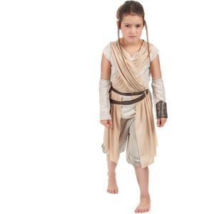 Star Wars VII Rey Deluxe - Kostuum Kind - Maat 116/122 - Carnavalskleding