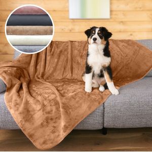 Groene Berg Hondendeken Bank - Waterbestendig - Fleece Plaid Hond Kat Huisdier - Bankbeschermer - 150x200 cm - Cognac