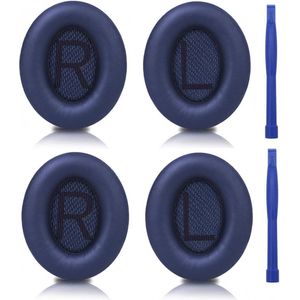 Set Oorkussens - Oorkussen Reparatieset - 2 Paar - Vervangende Oorkussens - Earpads - Geschikt voor Bose Koptelefoon Quietcomfort 35 / 35 II - Noise cancelling - Oorkussens Met Memory Foam Binnenlaag - met installatie gereedschap
