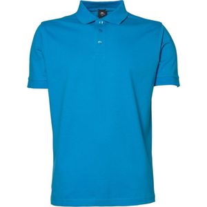 Tee Jays Heren Luxe Stretch Short Sleeve Polo Shirt (Azuurblauw)
