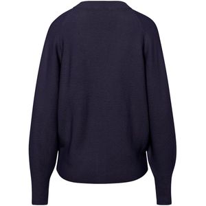 Frank Walder - W51Strick - Vest - Blauw - Effen - Halslijn V-hals