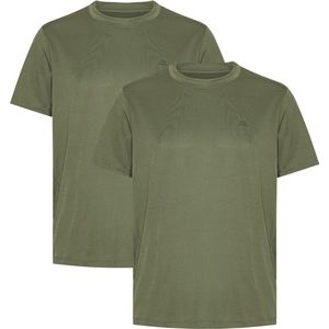 DANISH ENDURANCE - Sport T-Shirt - Olijfgroen - Lichtgewicht - Voor Mannen