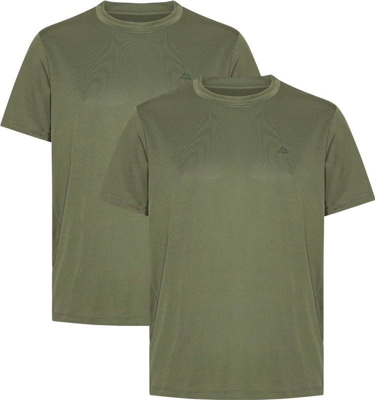 DANISH ENDURANCE - Sport T-Shirt - Olijfgroen - Lichtgewicht - Voor Mannen