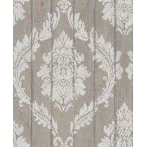 Brok behang op houtprint glitter 436624
