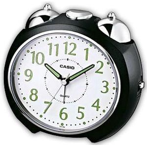 Casio Wekker Zwart met Wit Wijzerplaat TQ-369 -1EF